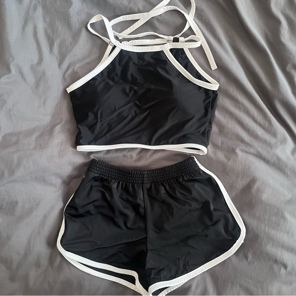 Halter Top Swimsuit Set